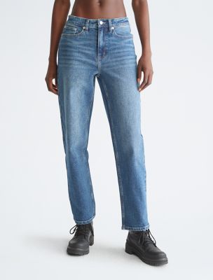 Calvin Klein Jeans high-rise tapered-leg Jeans - Farfetch