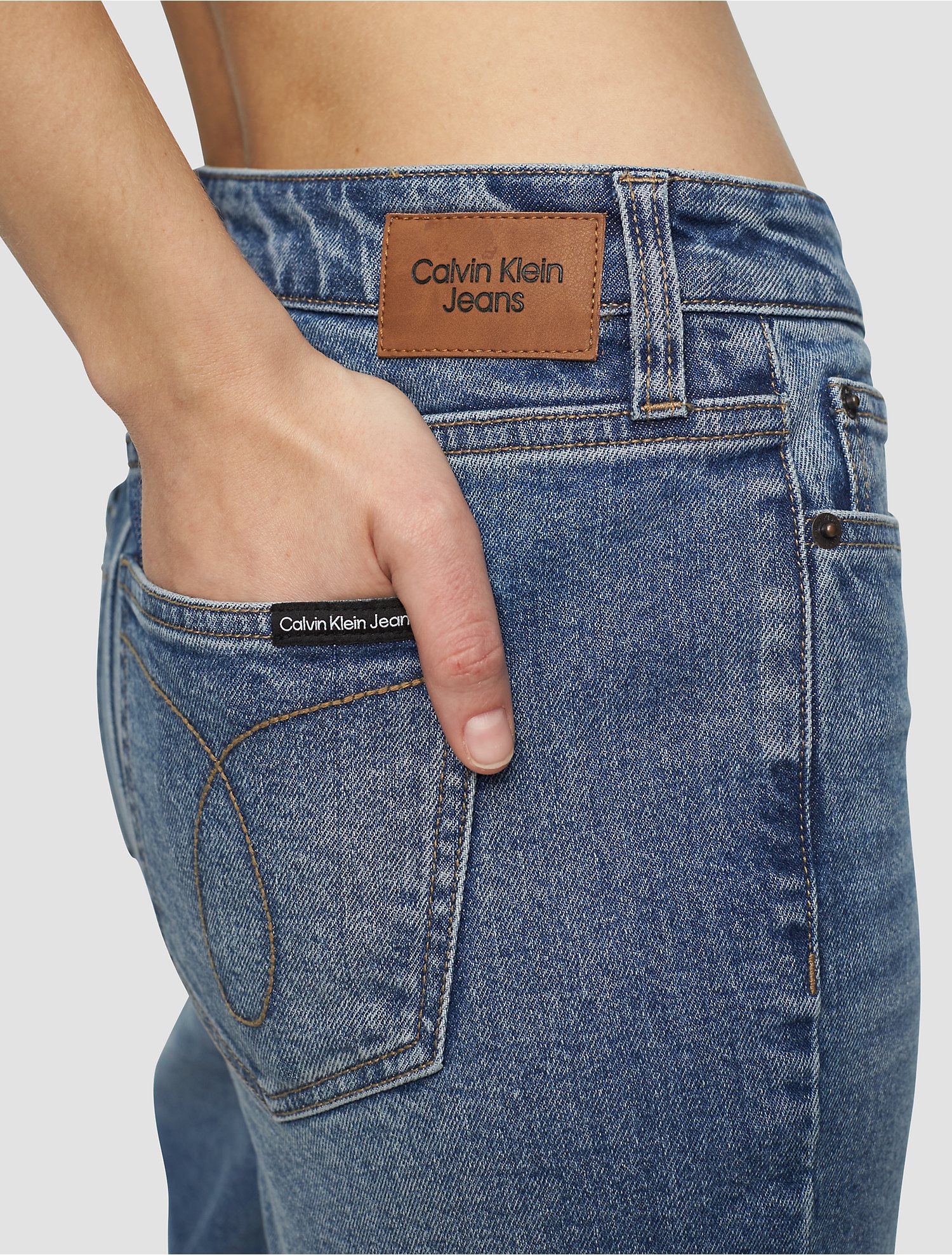 Verbonden Bengelen dood High Rise Straight Leg Jeans | Calvin Klein
