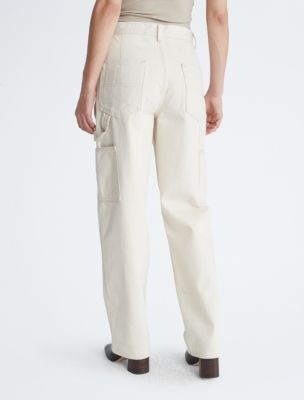 Khaki store utility jeans