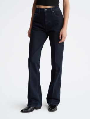 Women's Low Rise Bootcut Denim Jeans Stretch Pants Black UK 4 6 8 10 12 14  