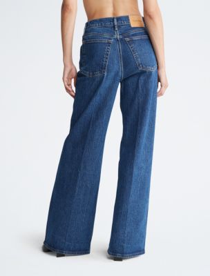 Ultra High Waist Wide Leg Fit Jeans