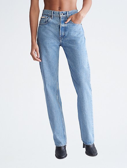 Calvin Klein Donna Abbigliamento Pantaloni e jeans Jeans Jeans boyfriend Mom Jeans 
