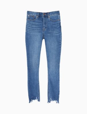 calvin klein jeans high rise ankle skinny