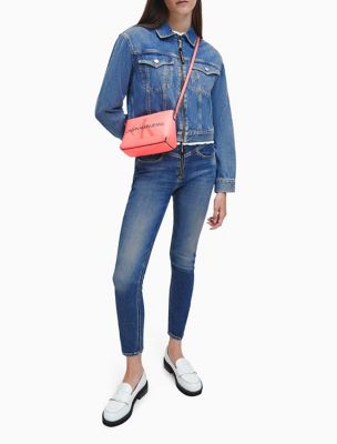 high rise ankle jeans