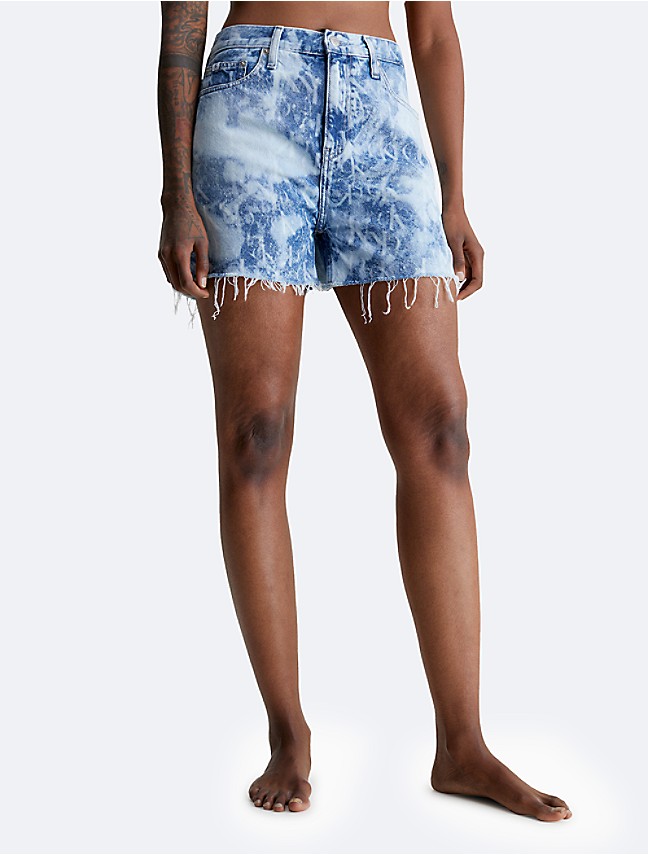 Klein® | Denim USA A-Line Skirt Mini Waist High Calvin