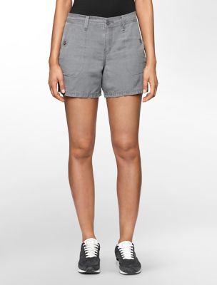 calvin klein linen shorts