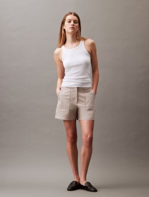 Cotton Sateen Shorts, Atmosphere