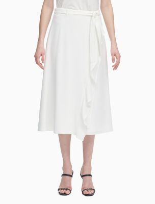 tie waist wrap skirt