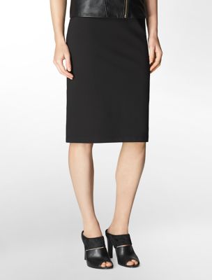 stretch pencil skirt