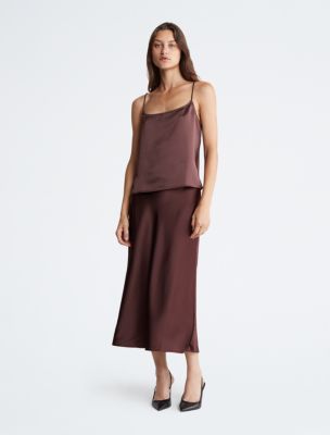 Satin Midi Skirt | Calvin Klein