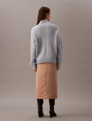 Thumbnail of Crepe Midi Pencil Skirt, Amphora