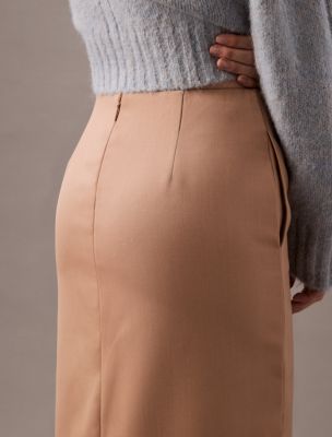Thumbnail of Crepe Midi Pencil Skirt, Amphora