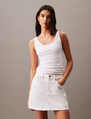 Calvin klein denim mini skirt on sale