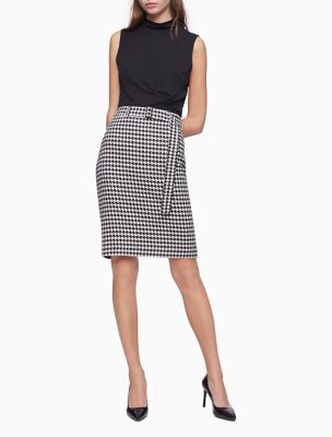 calvin klein houndstooth jumpsuit