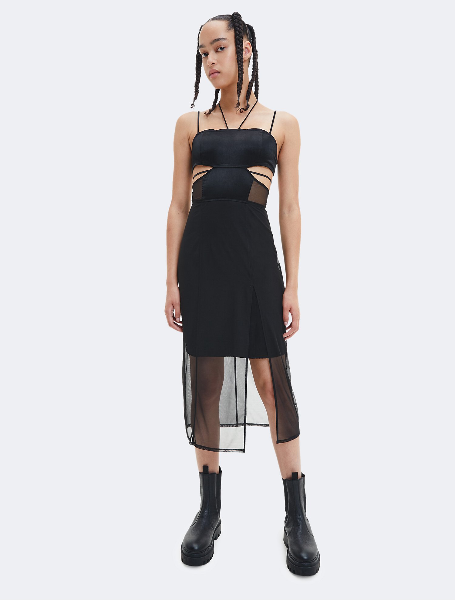 Sheer Midi Dress | Calvin Klein® USA