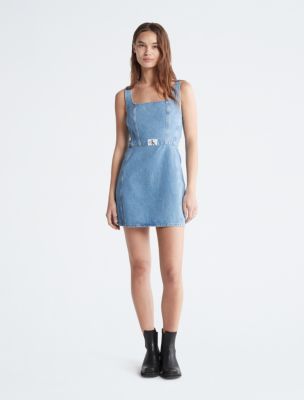 Denim Corset Mini Dress