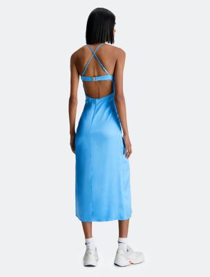 Maxi Slip | Calvin Klein® Open Back USA Dress