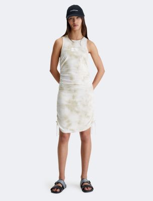 Calvin klein best sale ruched dress