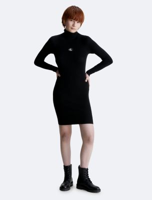 Calvin klein turtleneck sweater hot sale dress