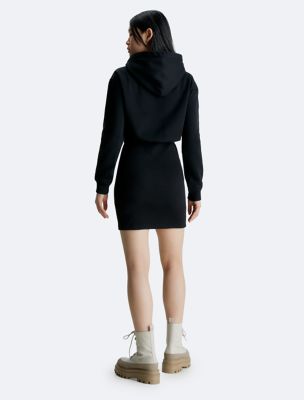 Hoodie dress hot sale calvin klein