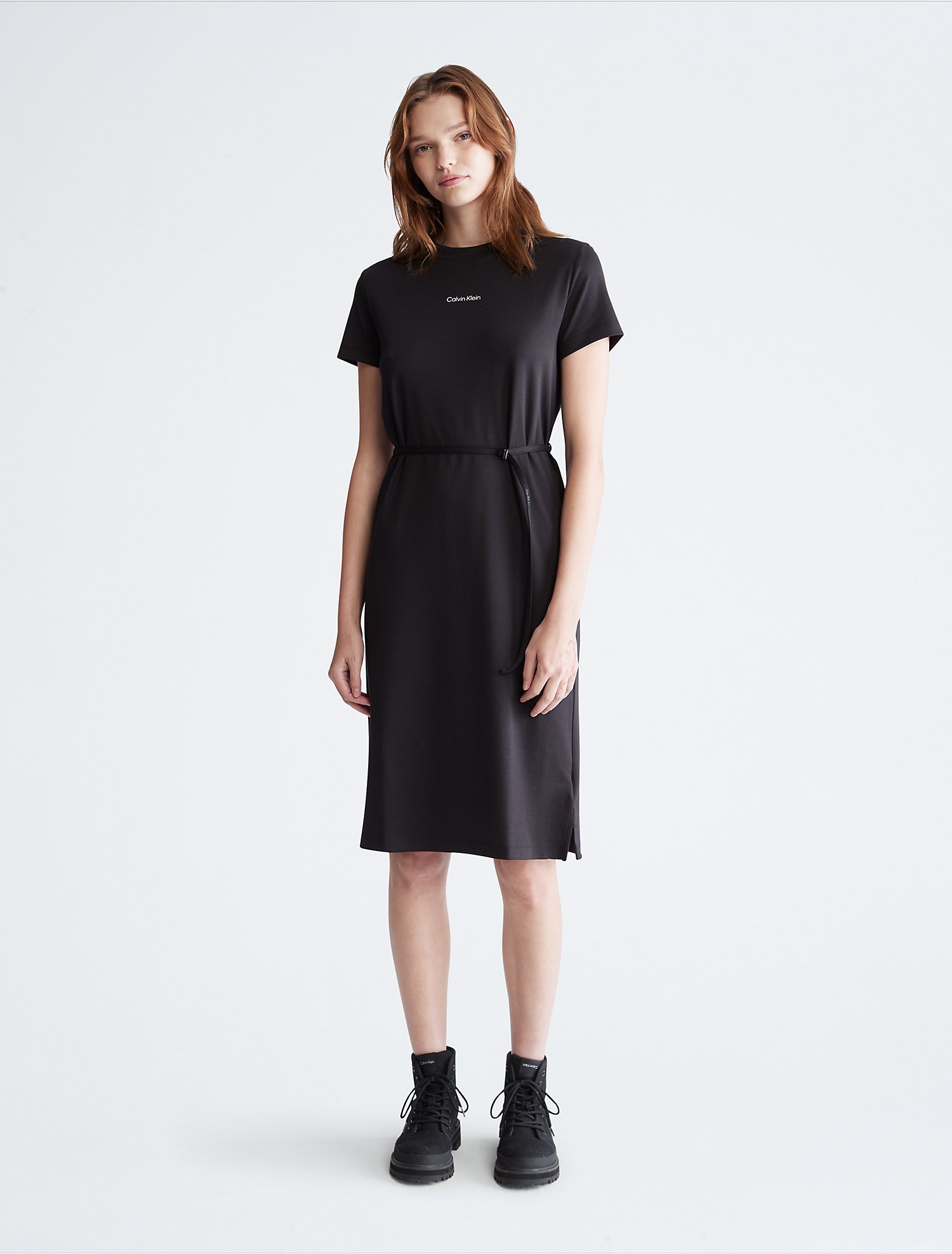 Micro Logo T-Shirt Dress | Calvin Klein® Canada