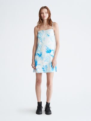 Calvin Klein Women's Satin Mini Cami Dress