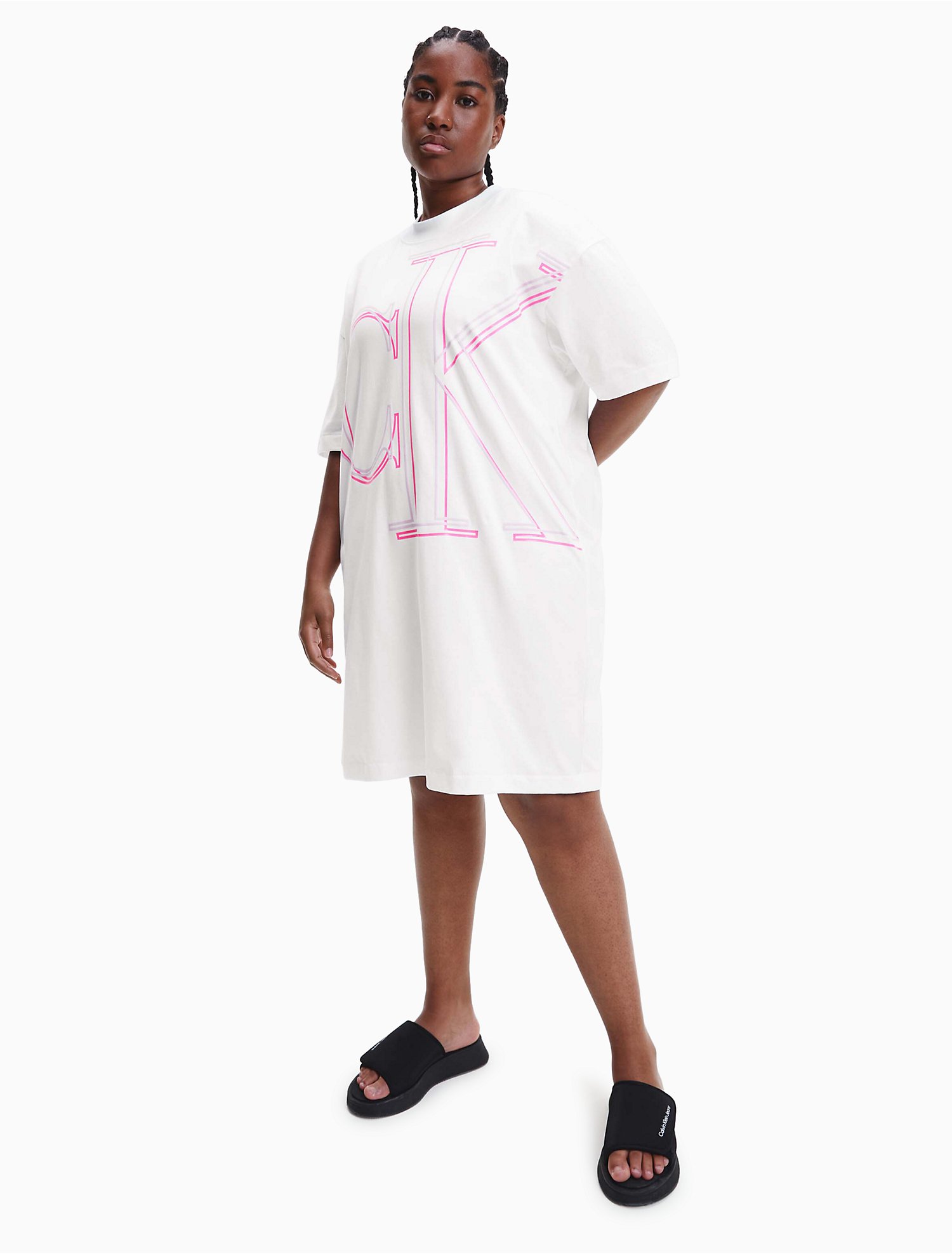 Plus Monogram Logo Dress | Calvin Klein