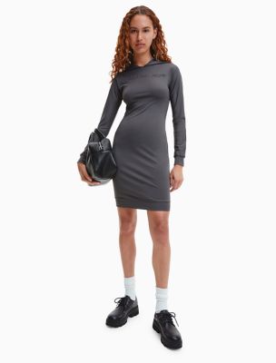 Bodycon Jersey Hooded Dress Calvin Klein USA