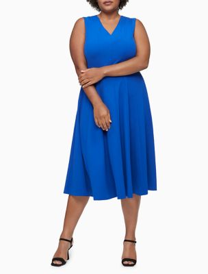 calvin klein women's plus size dresses