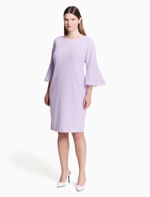 plum calvin klein dress