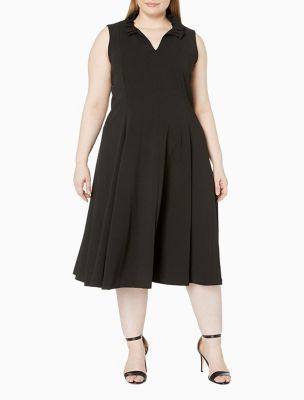 calvin klein dresses plus size