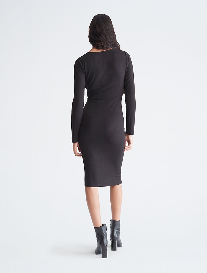 Ribbed Midi Sweater Dress | Calvin Klein