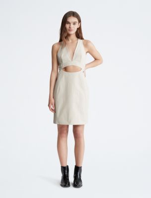 White utility outlet dress