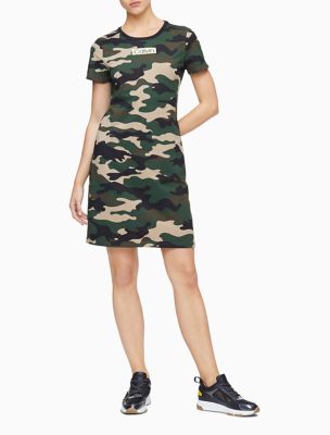 t shirt camo dress