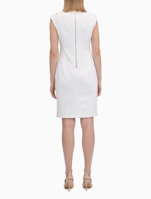 calvin klein cutout sheath dress