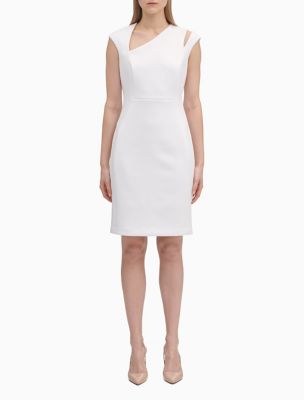 calvin klein cutout sheath dress