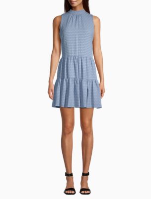 blue dress calvin klein