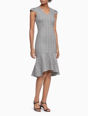 calvin klein dress grey