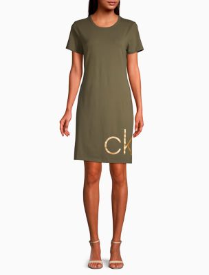 t shirt dress calvin klein