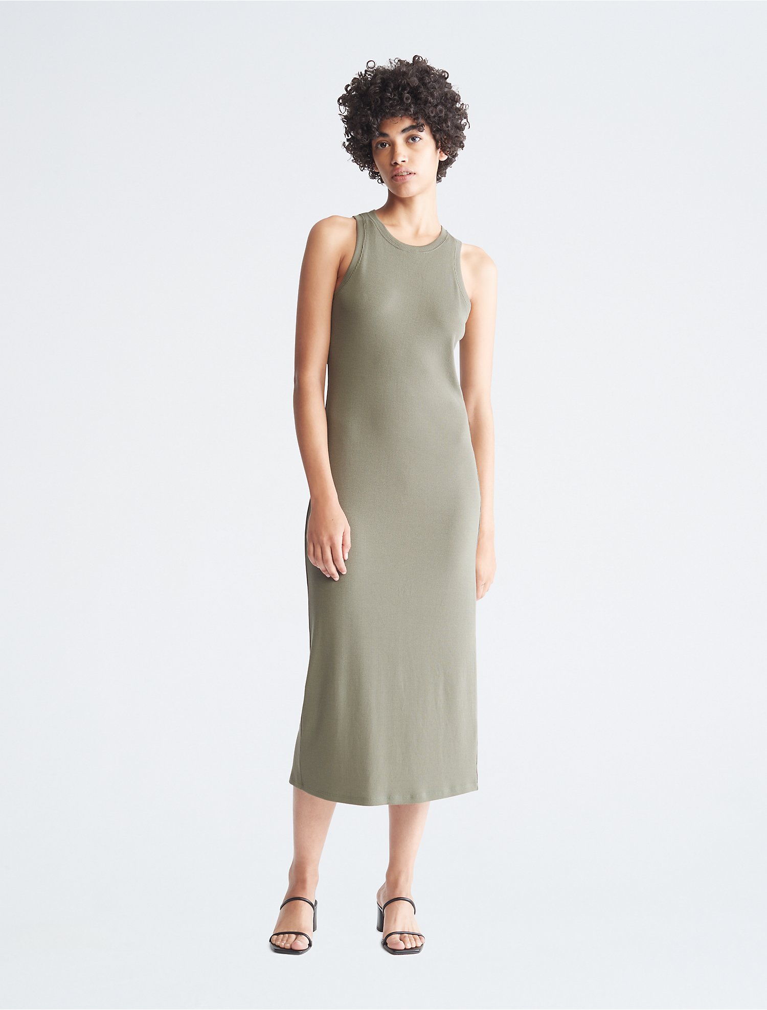 Ribbed Midi Tank Dress | Calvin Klein® USA