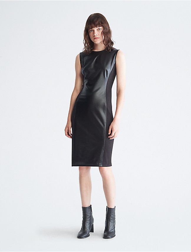 Skirt | Faux Calvin Leather Klein® USA