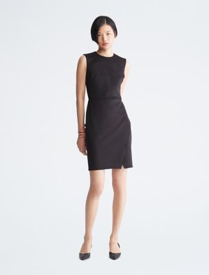 Scuba Jersey Sheath Dress | Calvin Klein