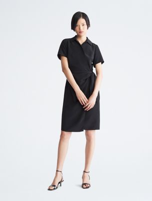 Calvin klein wrap dress hotsell