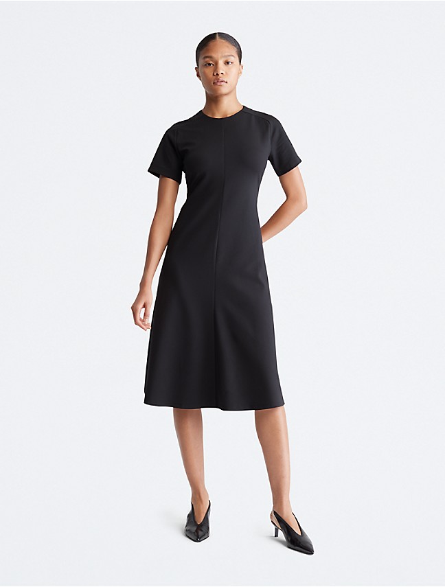 Dress Calvin Sheath Klein® | USA Mini Mock Neck