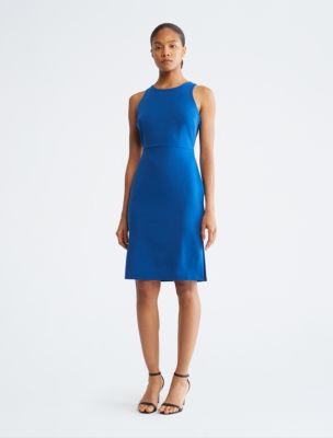 Halter Sheath Dress Calvin Klein