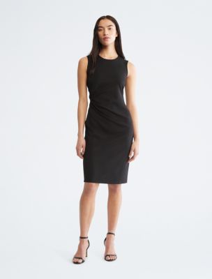 Gathered Side Sheath Dress