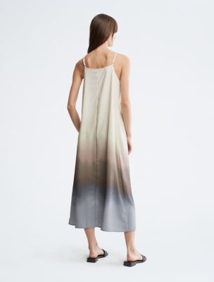 Slim Strappy Maxi Slip Dress Calvin Klein®