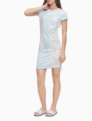 cinched t shirt dress