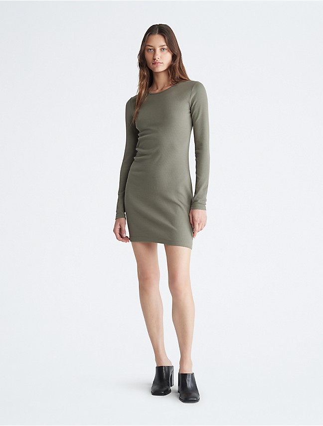 Ribbed Mini Tank Dress | Calvin Klein® USA | Jerseykleider