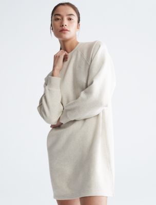 Archive Logo Fleece Sweatshirt Dress | Calvin Klein® USA